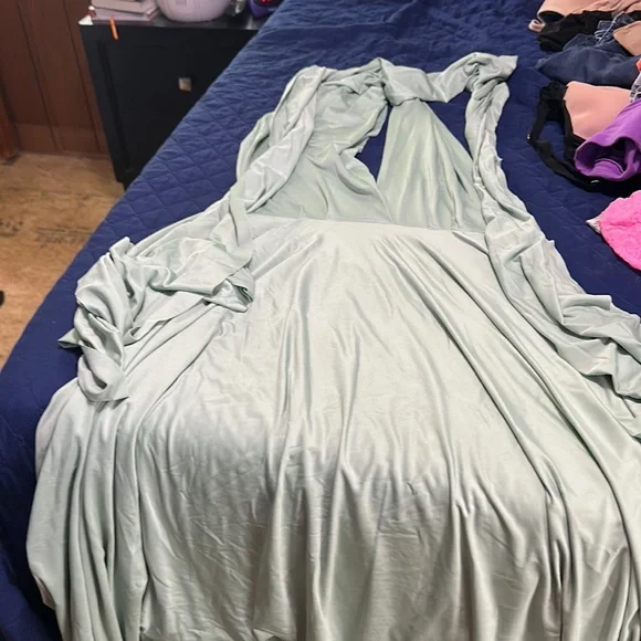 slim fit dress slacks Buy Sage Green Infinity Dress, Multiway Dress main image 1